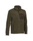 VESTE POLAIRE BRODE KAKI SANGLIER