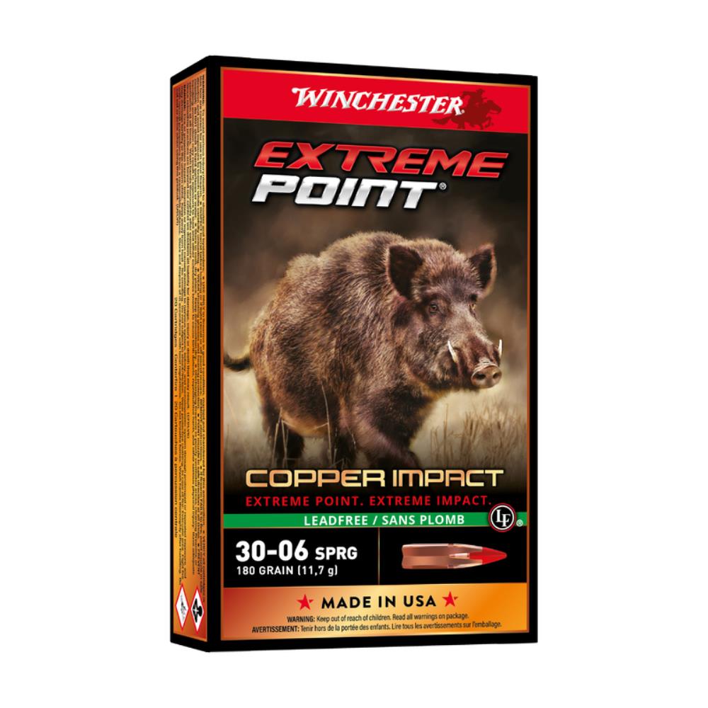 BALLES 30 06 EXTREME POINT LEAD FREE 180GR WINCHESTER Terres Eaux