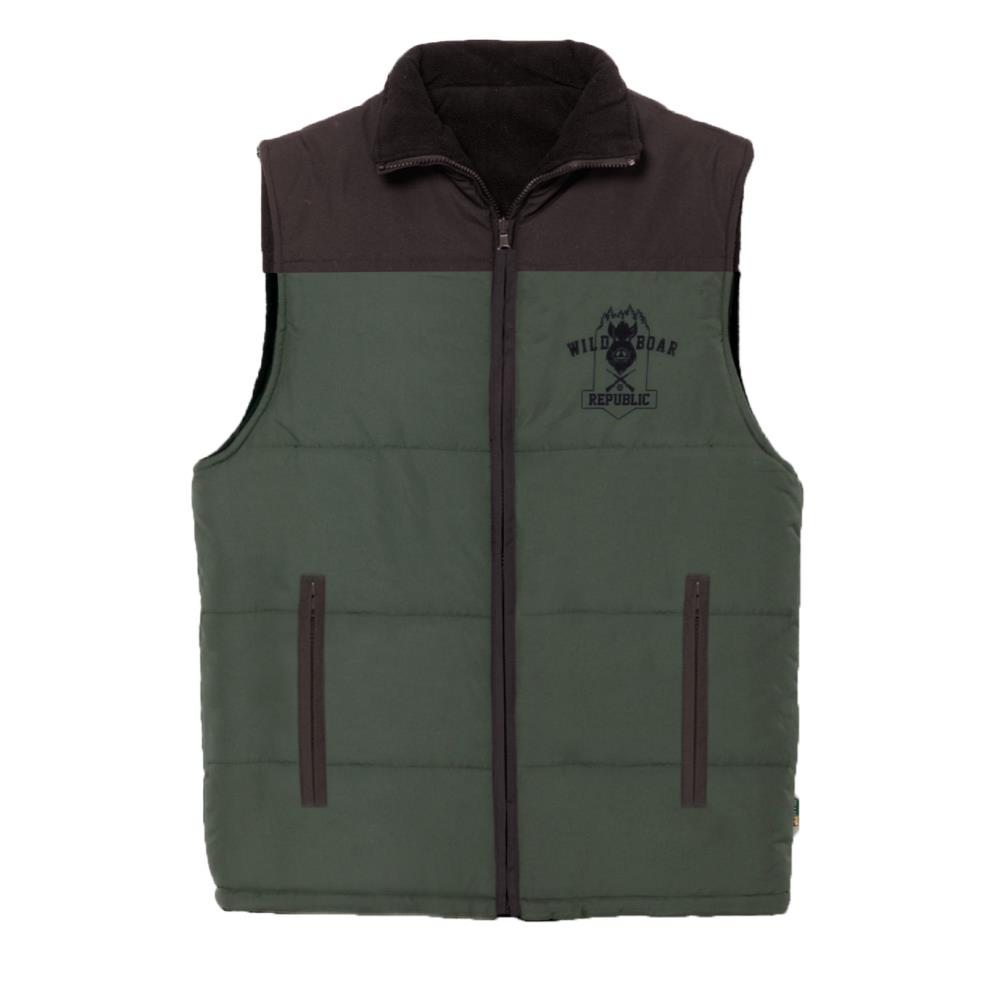 GILET WILD BOAR REPUBLIC KAKI NOIR PERCUSSION Terres Eaux