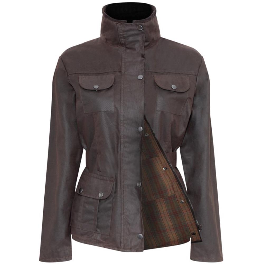 Veste de discount chasse huilée marron