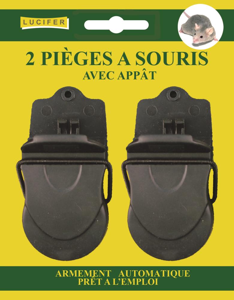 Soutrap2, piège x2, 2 pinces tapettes à souris