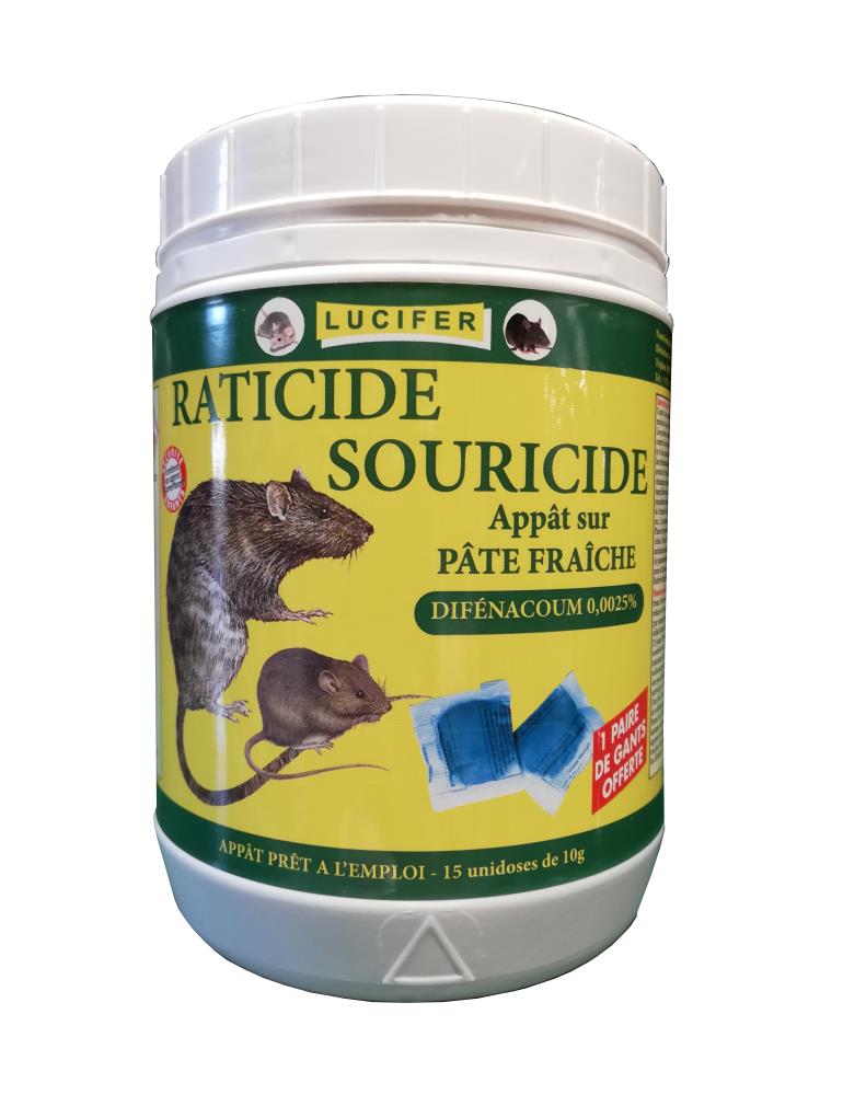 Les produits   Souricide, raticide et piège - 2 pièges à glu -  rats et souris LUCIFER
