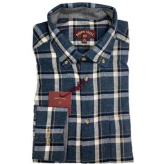CHEMISE CARREAUX BLEU JEAN