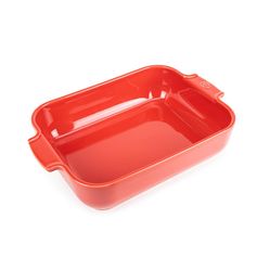 PLAT FOUR RECTANGULAIRE 32CM ROUGE